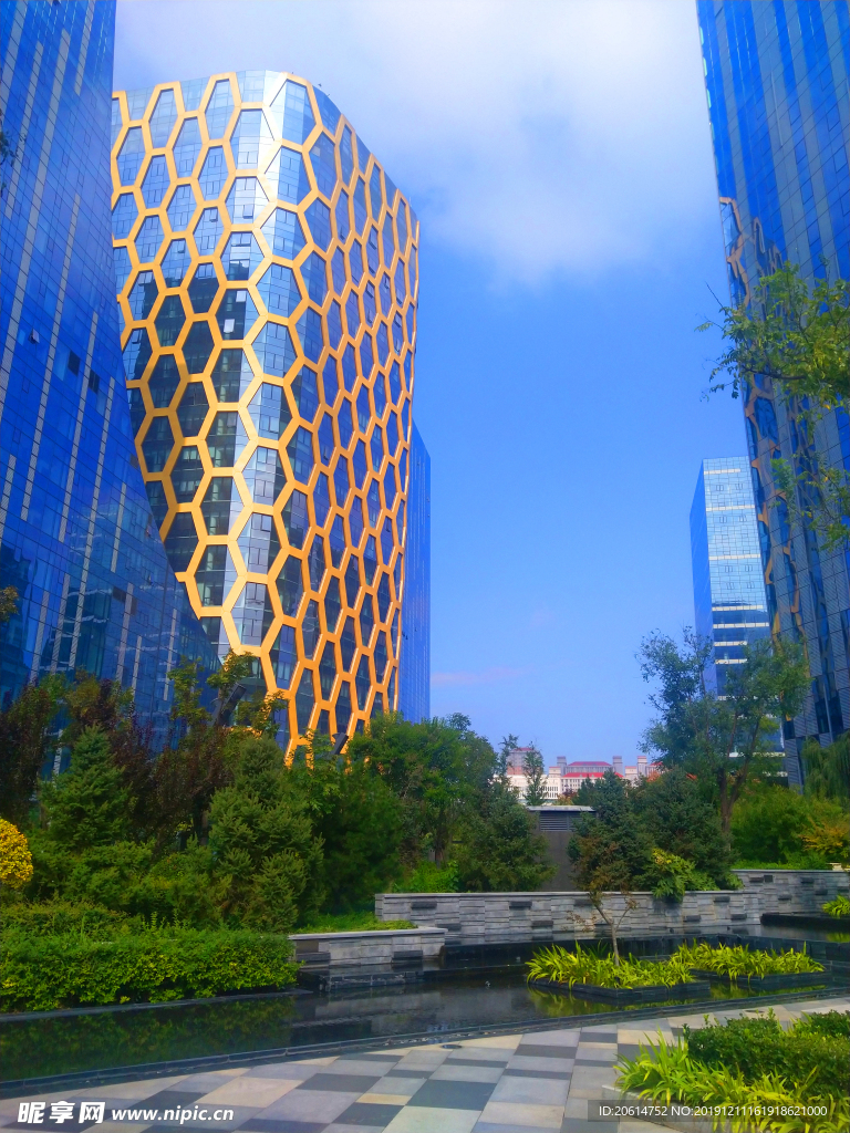 城市高樓風(fēng)景