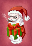 抽雪茄的圣诞老人
