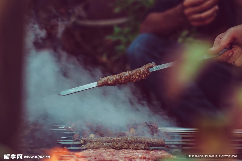 美味的烤肉