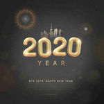 2020字体新年跨年