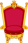 国王椅子 卡通  矢量