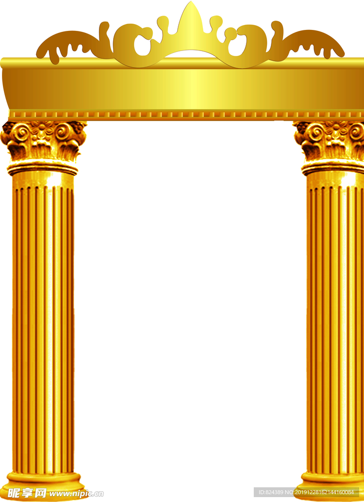 金色罗马柱