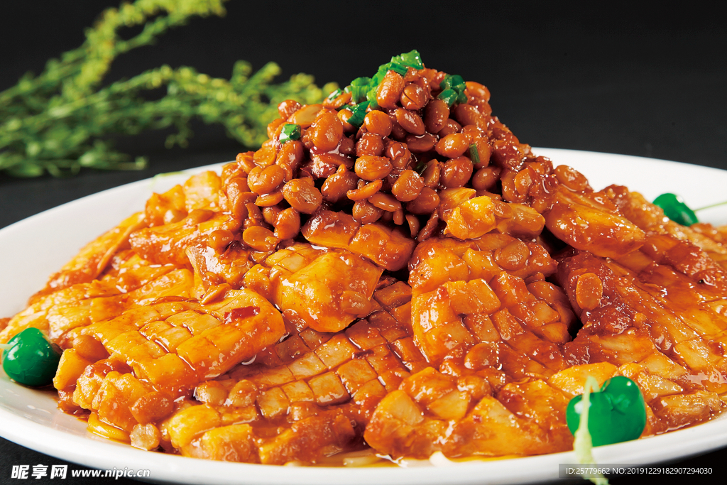 臘八豆蒸魚脯