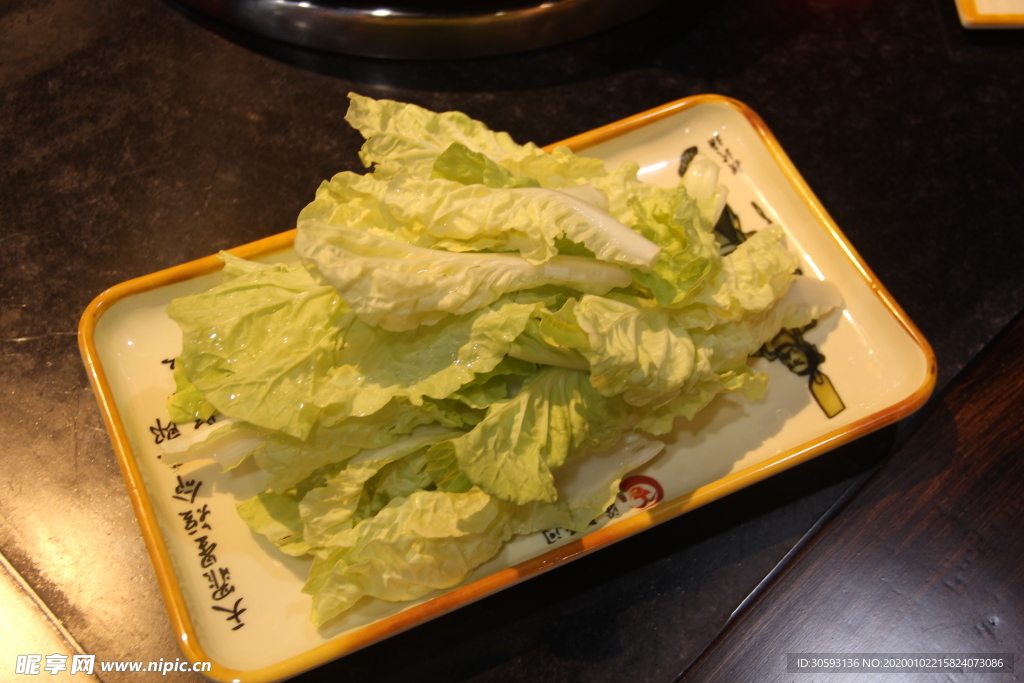 美食火鍋配菜