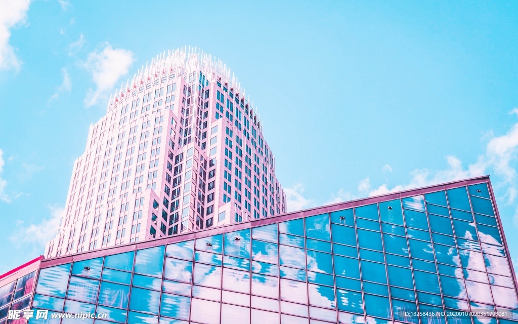 城市高樓建筑大廈風(fēng)景