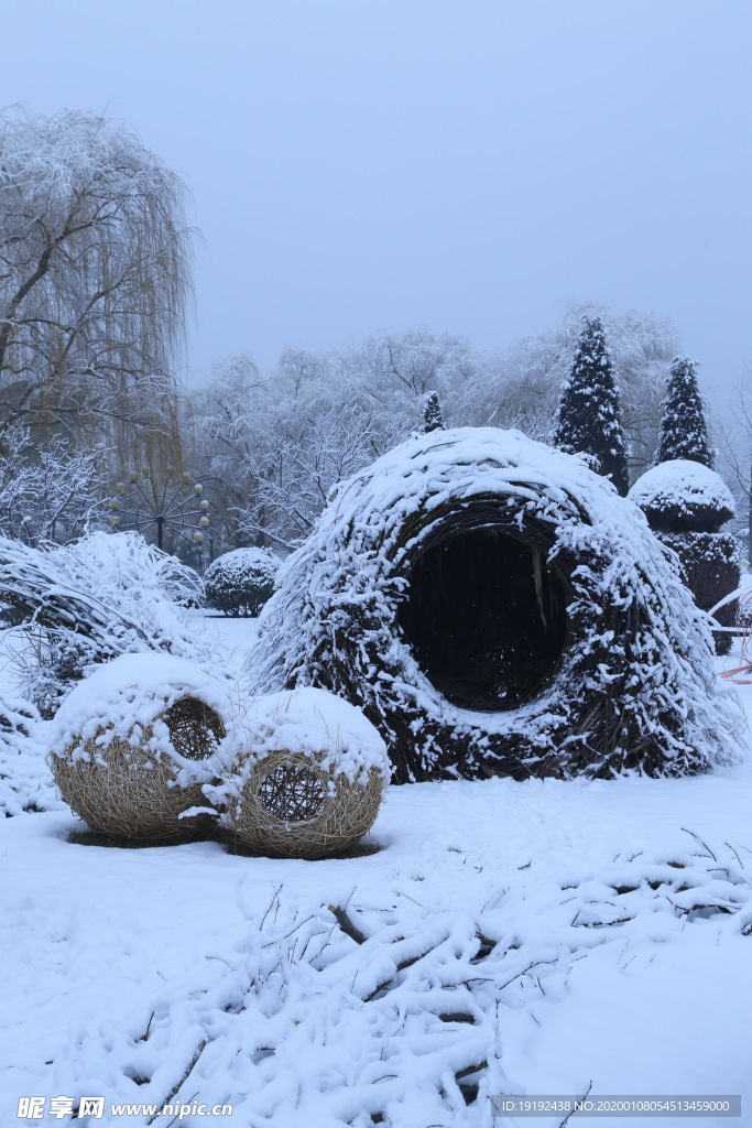 冬雪地景