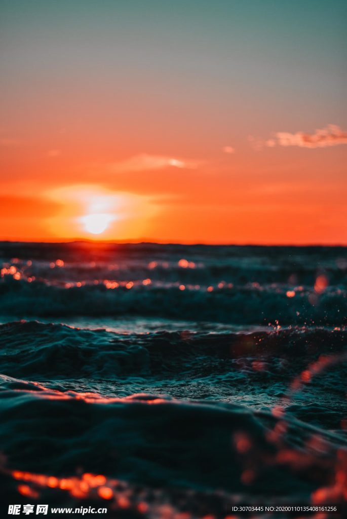 海洋落日