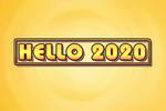 HELLO2020字体效果