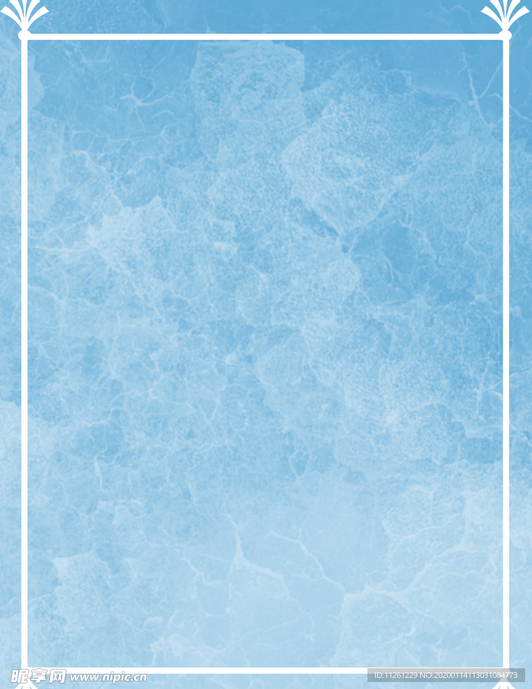 H5页面素材蓝色冰块背景