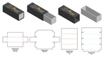 纸质包装盒刀模设计图