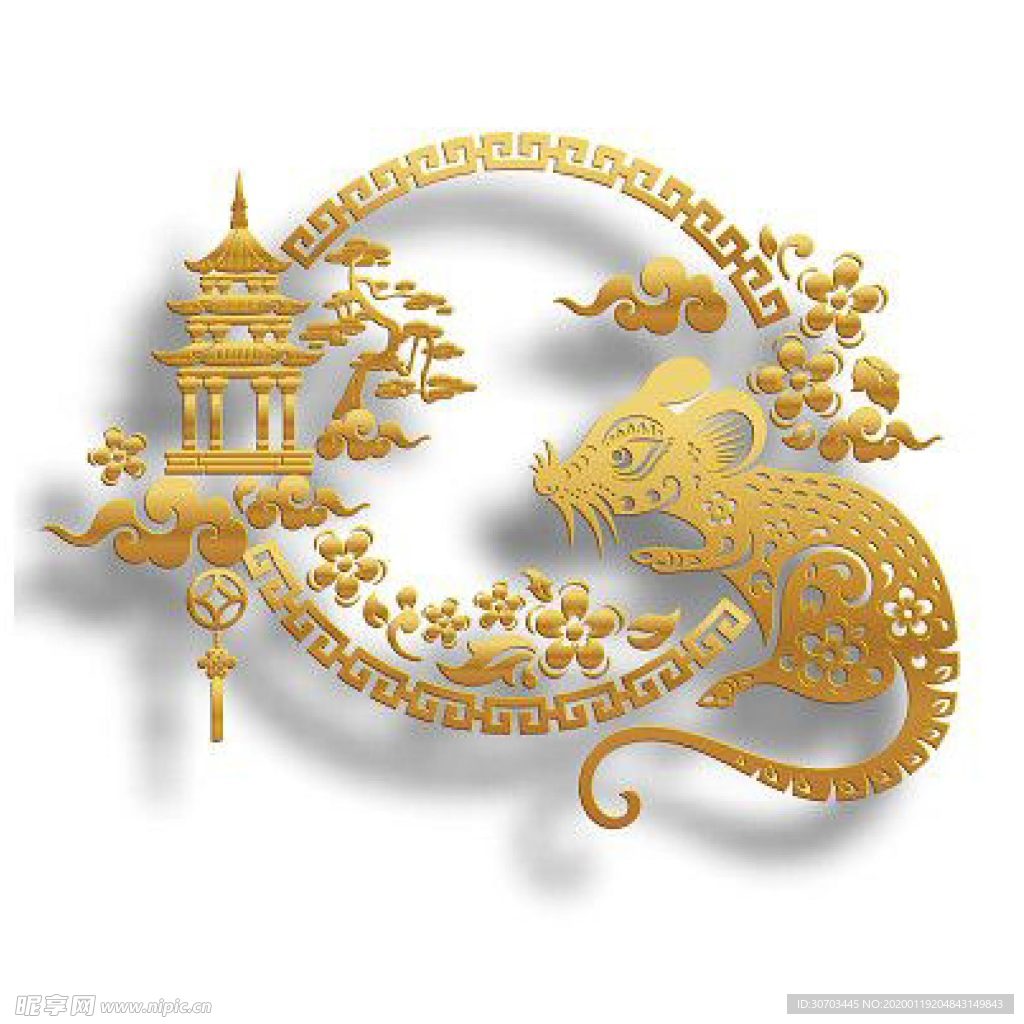 金色閣樓與鼠