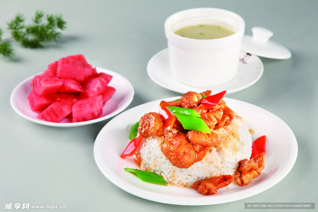 鮮椒肥腸蓋飯