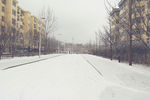 雪后的街道