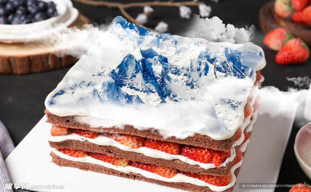 雪山蛋糕