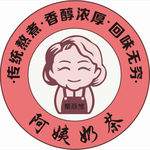 阿姨奶茶 logo
