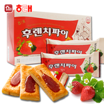 韩国海太草莓果酱派饼干