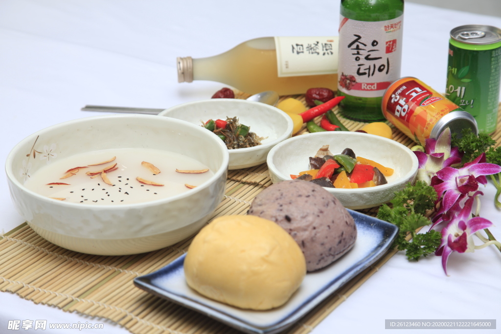 韩式早餐馒头粥点