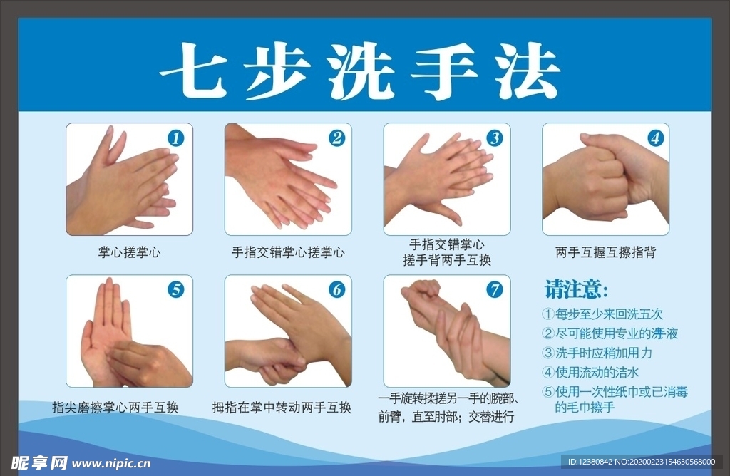 七步洗手