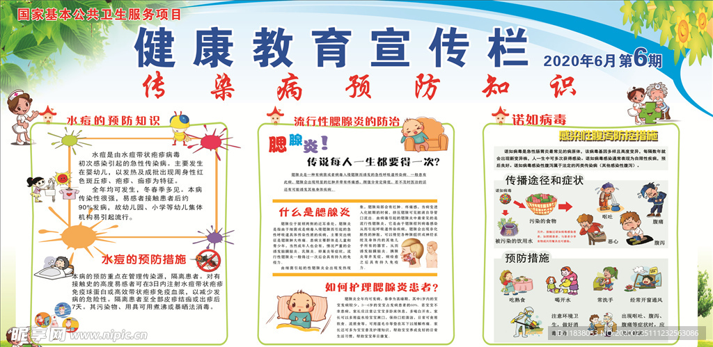 傳染病水痘腮腺炎腹瀉