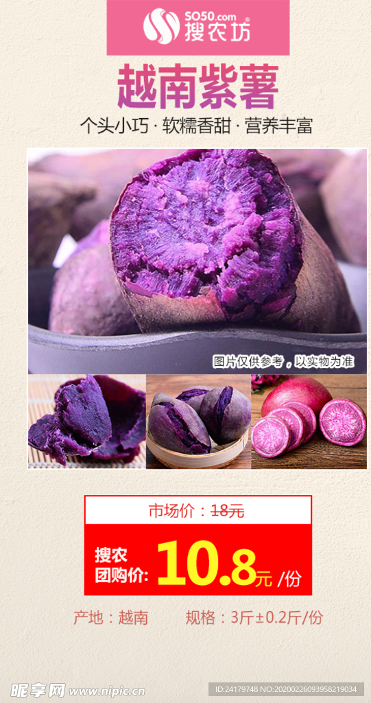 越南紫薯海报