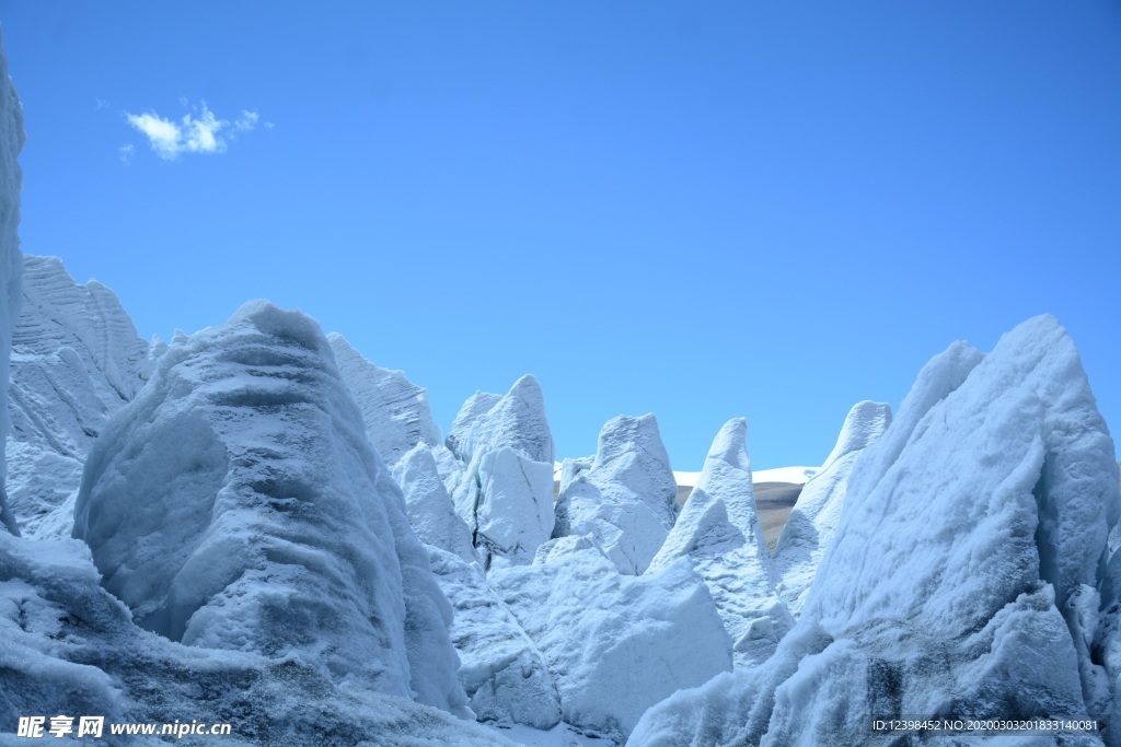 藏地雪域雪山美景
