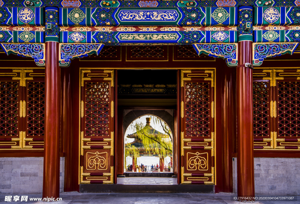 北海公園的古建筑