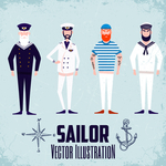 4款创意 航海男子