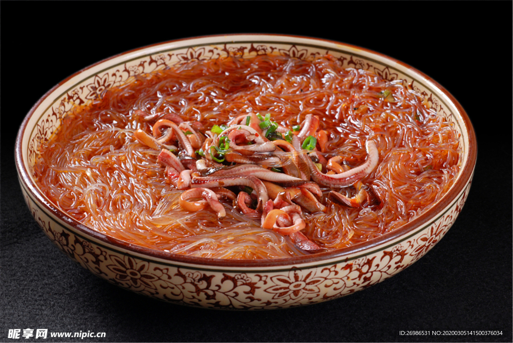 熱菜鱔段粉絲