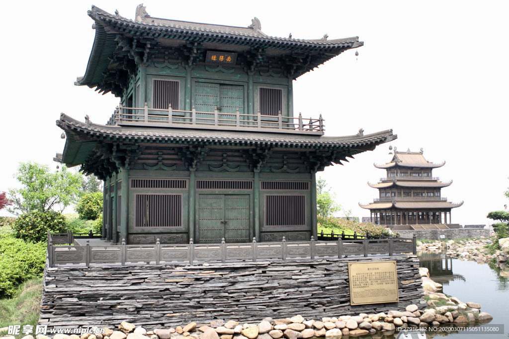 岳陽樓景區清代岳陽樓