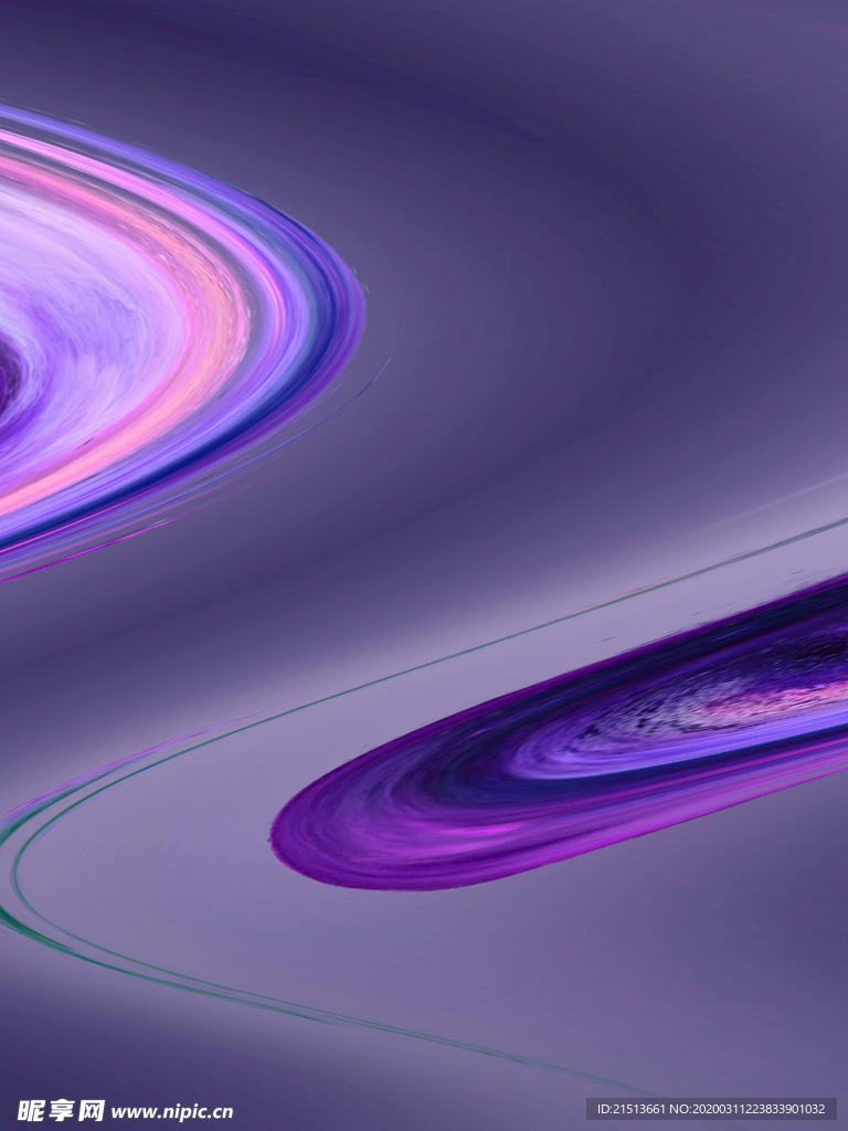 紫色流动线条背景图