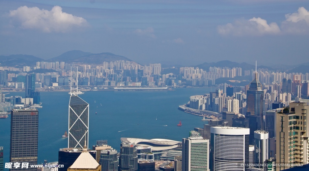 城市海灣高樓大廈風(fēng)景
