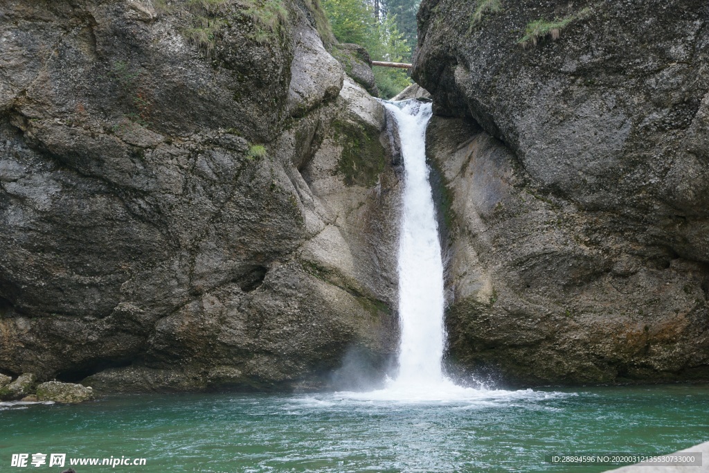 瀑布 水 山 巖