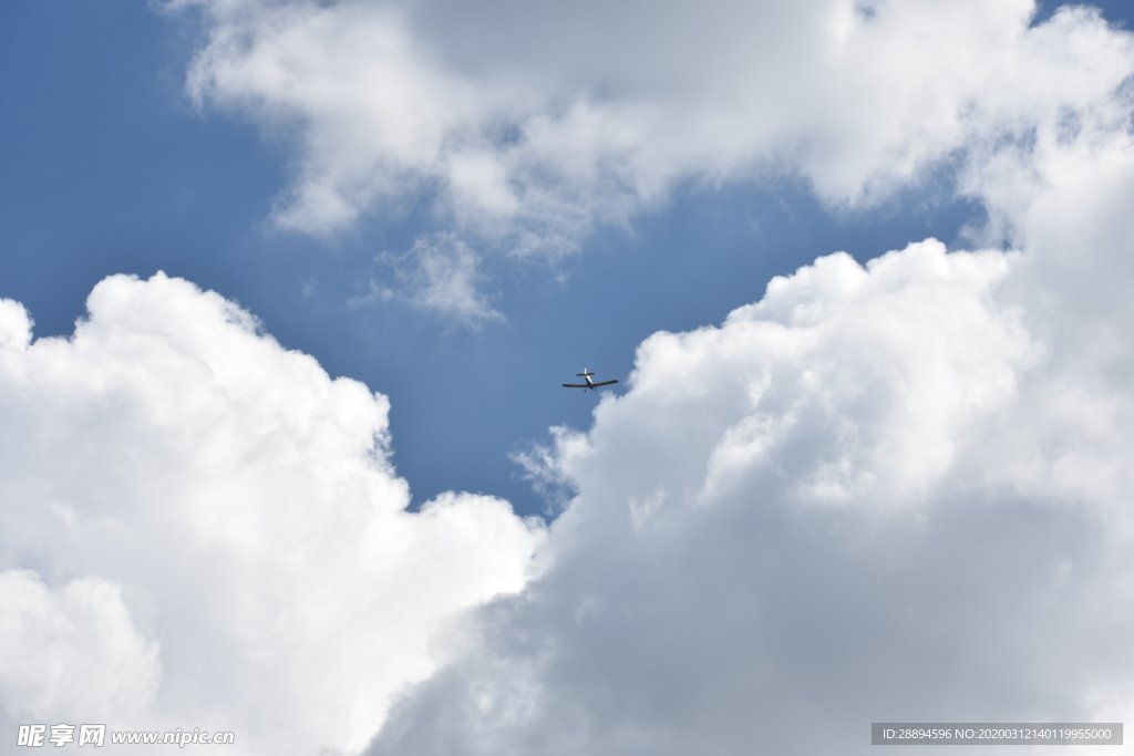 天空 云 飛機 飛行 航空 氣