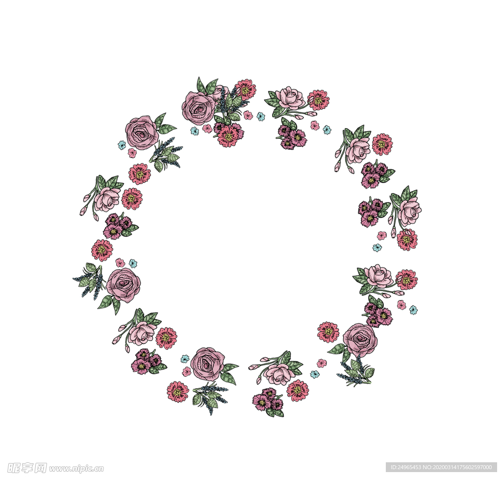 花環(huán)邊框