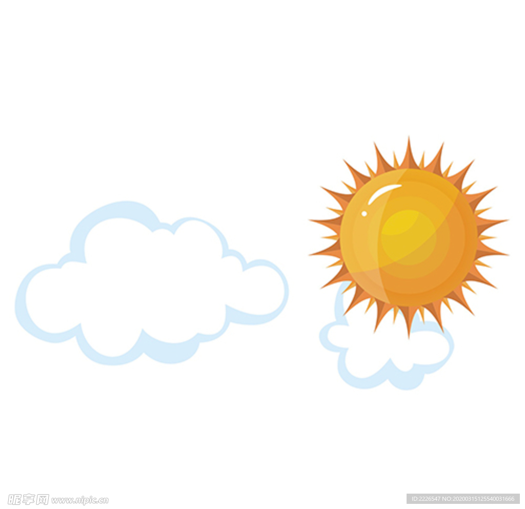 太陽白云