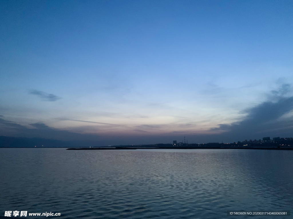 海邊 晚霞