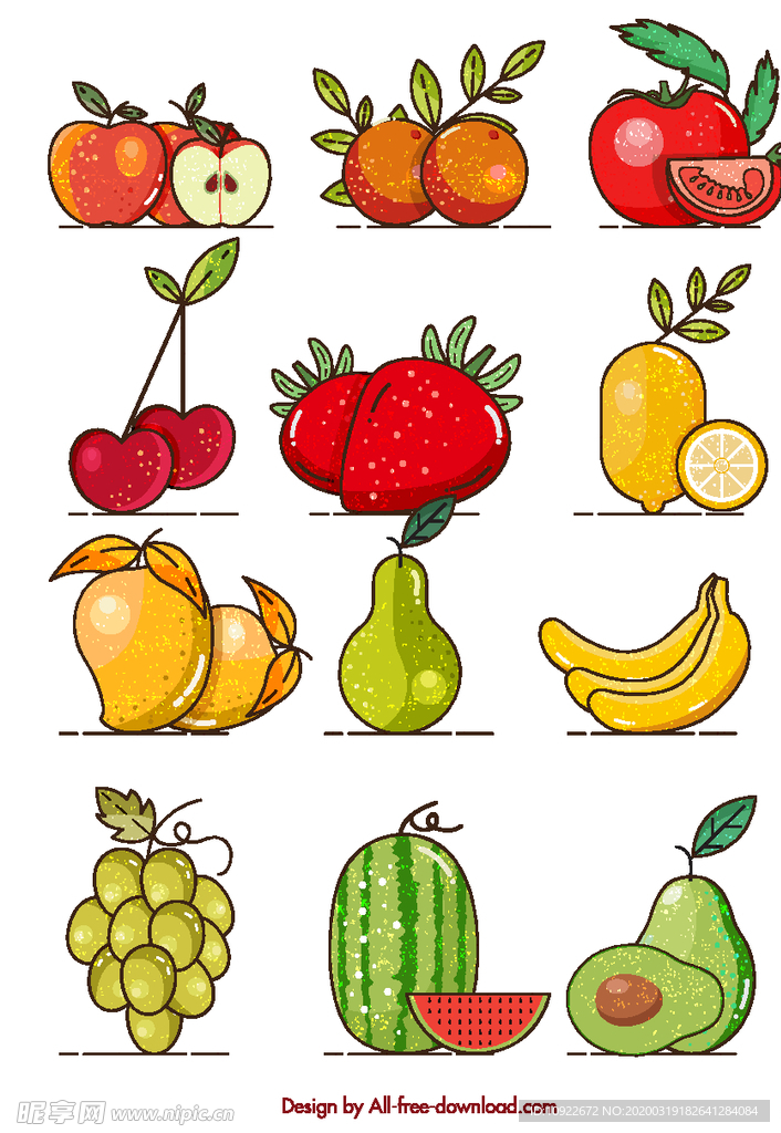 12款创意 水果设计