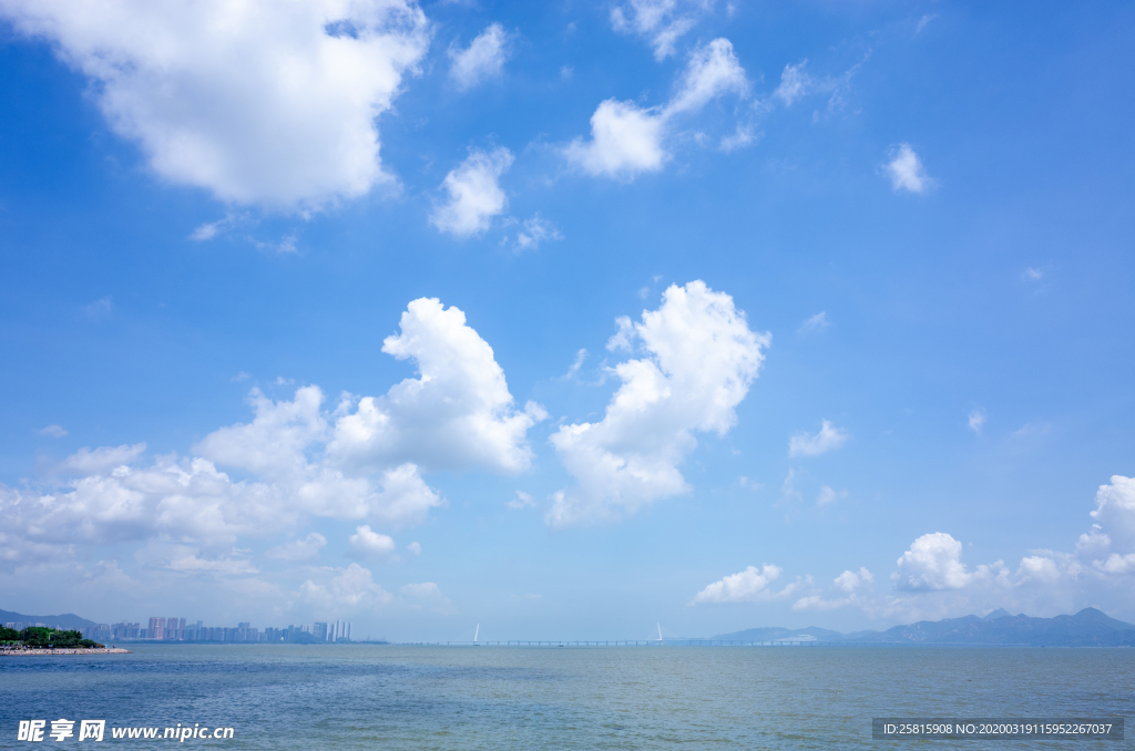 藍天白云晴空碧空圖片