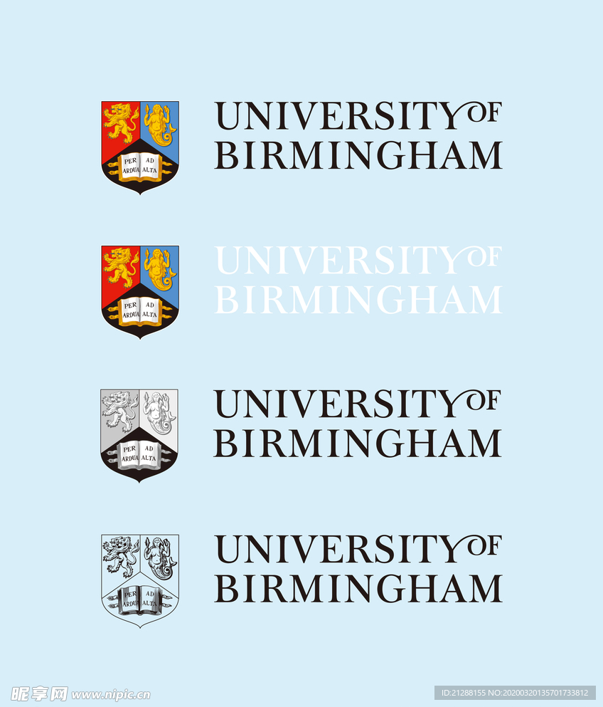 英国伯明翰大学校徽新版