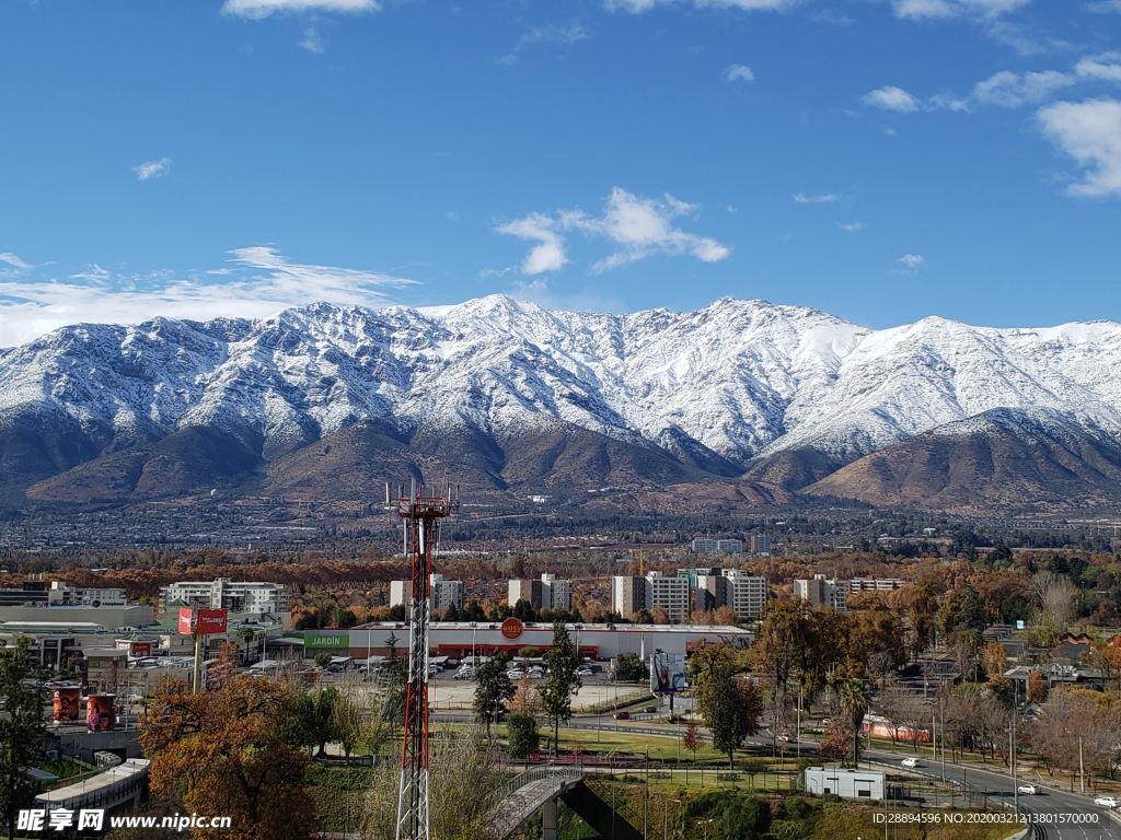 內華達州 山 冬天