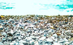 海边的鹅卵石
