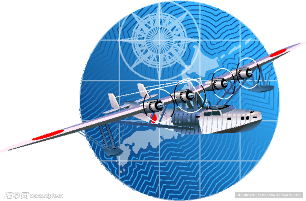 卡通造型民航客機(jī)飛機(jī)圖片
