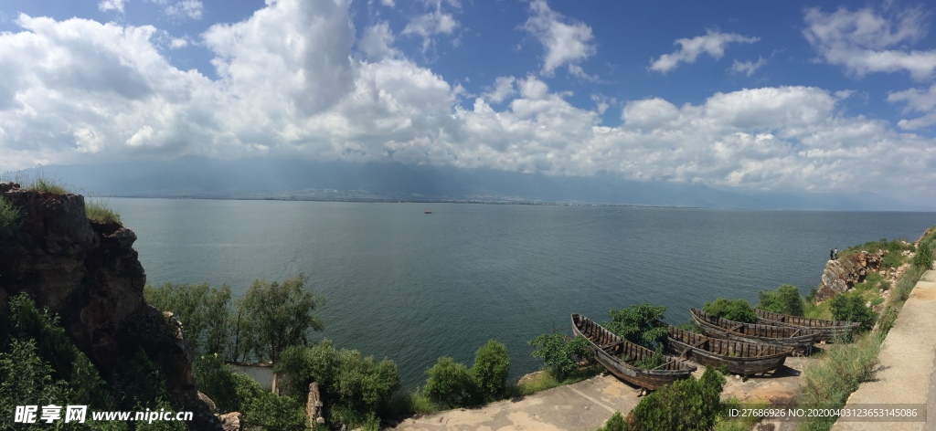 手機(jī)攝影洱海邊
