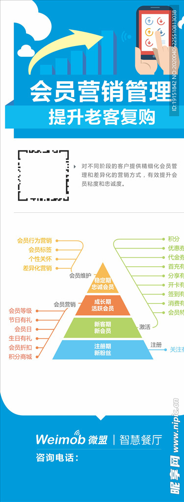 智慧餐厅展架