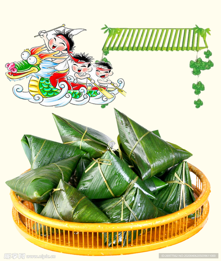 粽子 龍舟 屋檐