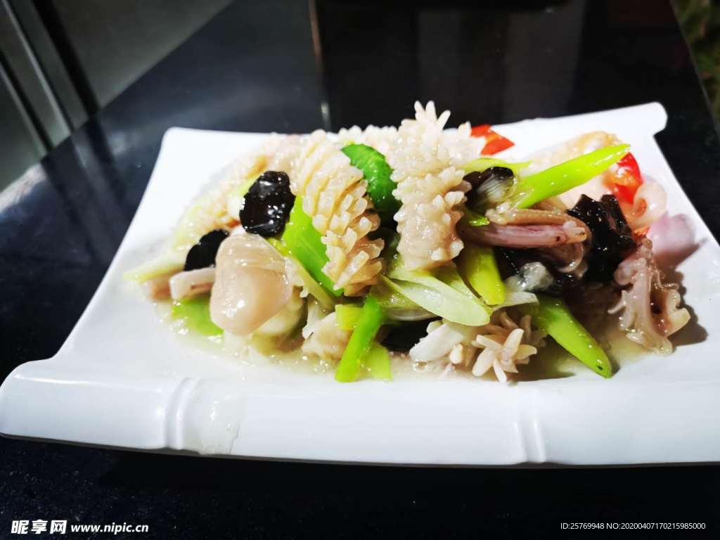 中餐美食炒魷魚