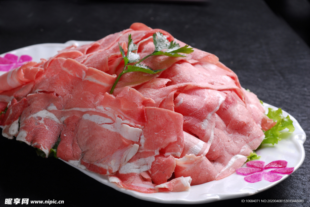 高清肥牛羊肉卷火鍋原料食材