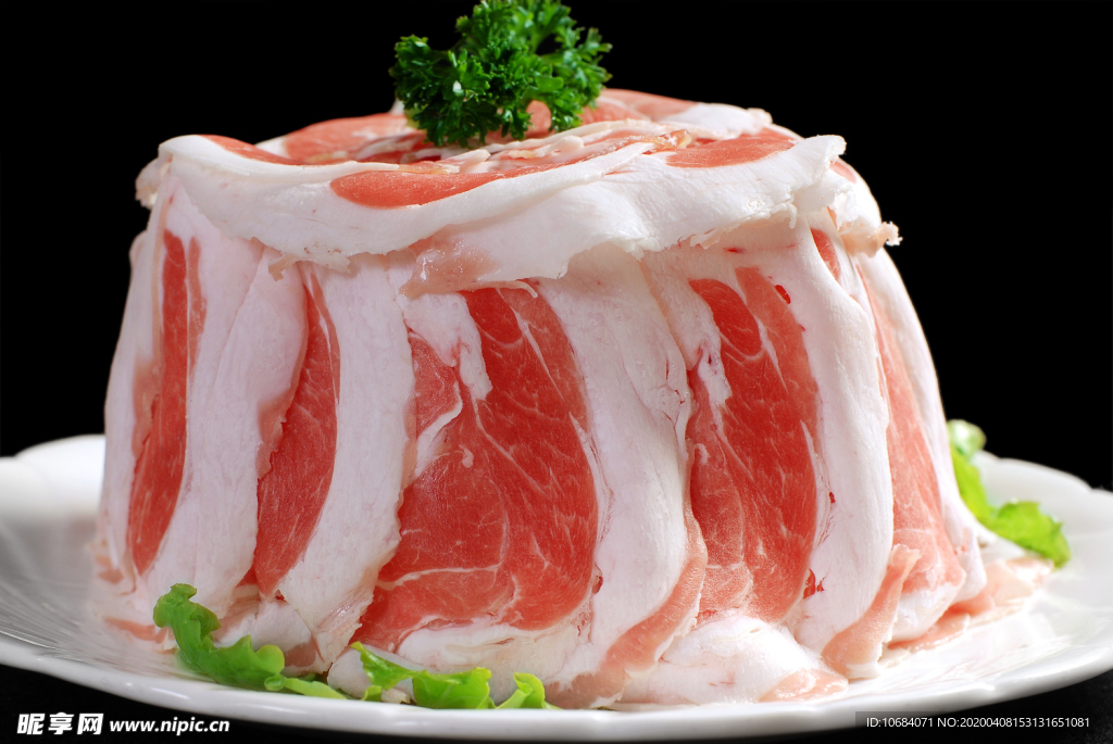 高清肥牛羊肉卷火鍋原料食材