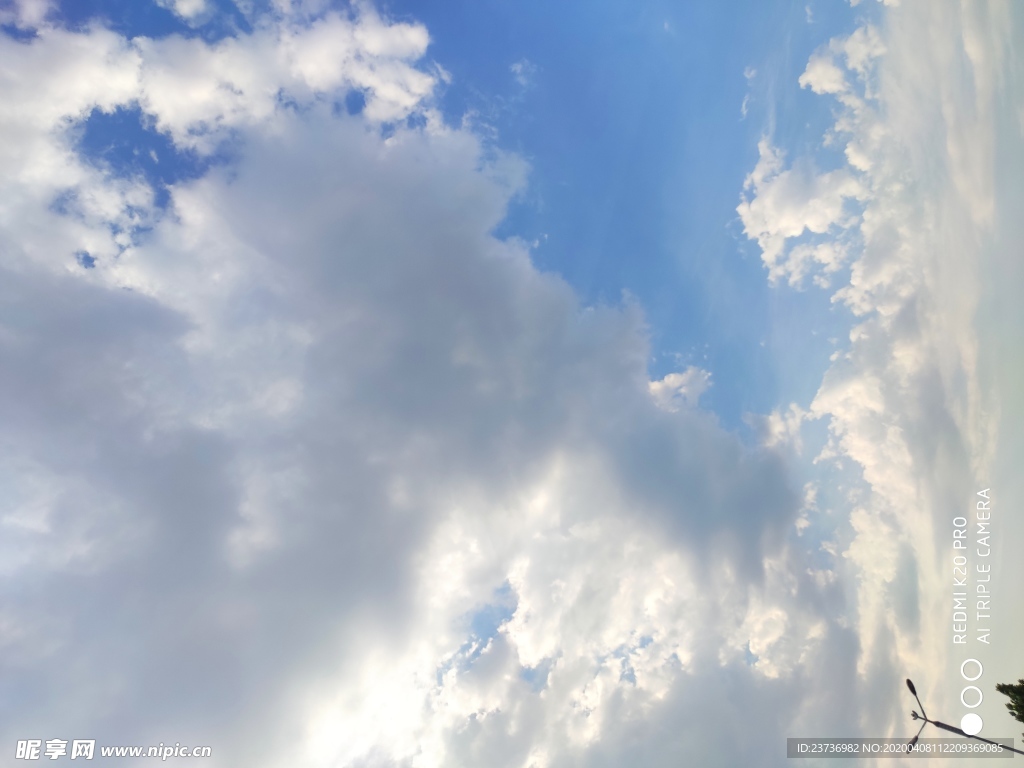 唯美 天空 白云 藍天 云彩