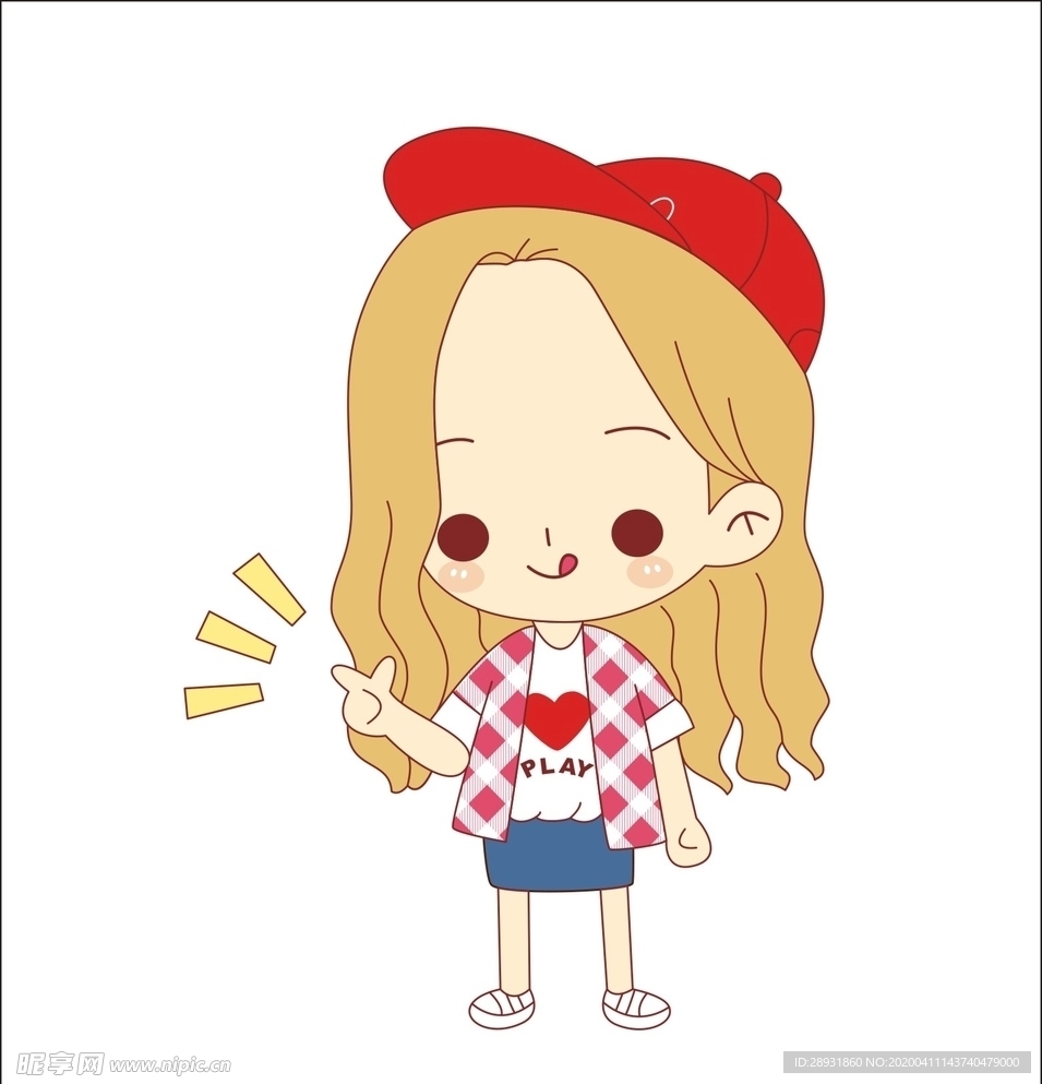 卡通女孩